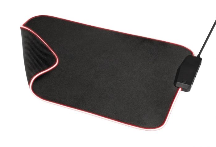 Ігрова поверхність Trust GXT 765 Glide-Flex RGB Mouse Pad with USB Hub Black