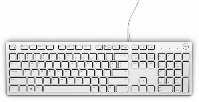 Клавіатура Dell Multimedia Keyboard-KB216 - White