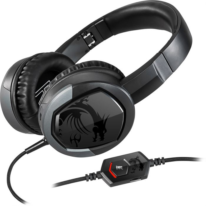 Гарнiтура MSI Immerse GH30 Immerse Stereo Over-ear Gaming Headset V2 S37-2101001-SV1