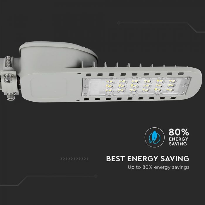 Консольний світильник V-TAC, LED 30W, SKU-956, Samsung CHIP, 230V, 4000К, сірий