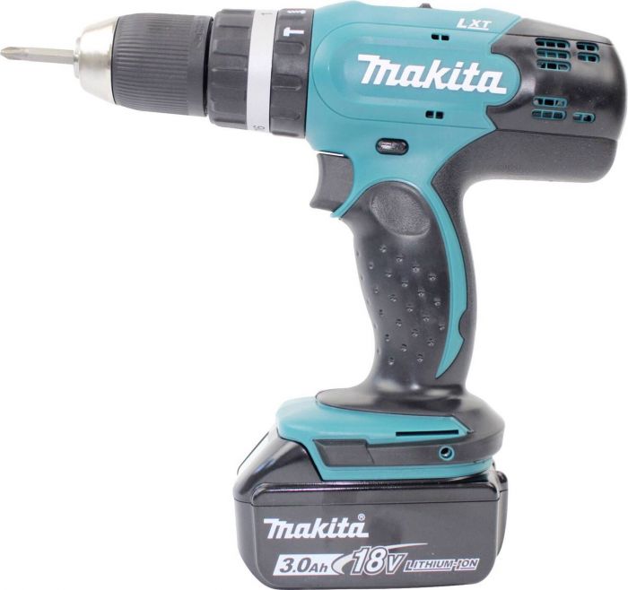 Шуруповерт Makita LXT DHP453RFX8 ударний, 18В, 3.0 Ач