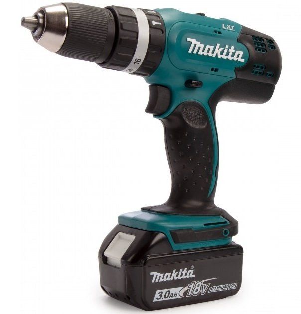 Шуруповерт Makita LXT DHP453RFX8 ударний, 18В, 3.0 Ач