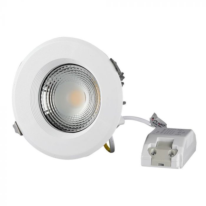 Світильник вбудований LED V-TAC, 10W, SKU-1272, 230V, 6.4K, 1200Lm, круглий