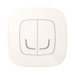 Valena Allure with NETATMO. Розумний безпроводовий вимикач 2-клавішний. Перлинний