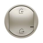 Legrand Лиц.панель для головного безпроводового вимикача "Вдома/не вдома" (Celiane with NETATMO)[Титан]