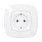 Valena Allure with NETATMO. Розумна розетка 2К+З 16А 230В. Білий