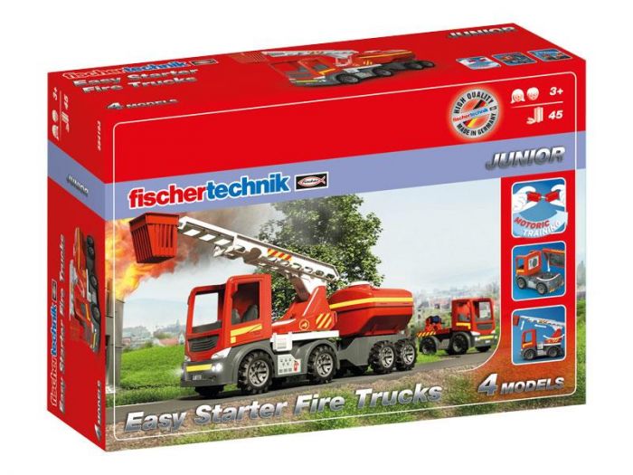 Конструктор fisсhertechnik JUNIOR Easy Starter Пожежні машини