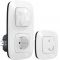 Valena Allure with NETATMO. Стартовий набір(Шлюз WiFi+smart-розетка+вимикач "Вдома/Не вдома").Білий