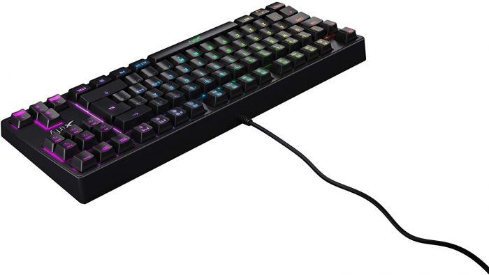 Ігрова клавіатура Xtrfy K4 TKL RGB Kailh Red UA, Black