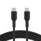 Кабель Belkin USB-С - USB-С, PVC, 1m, black