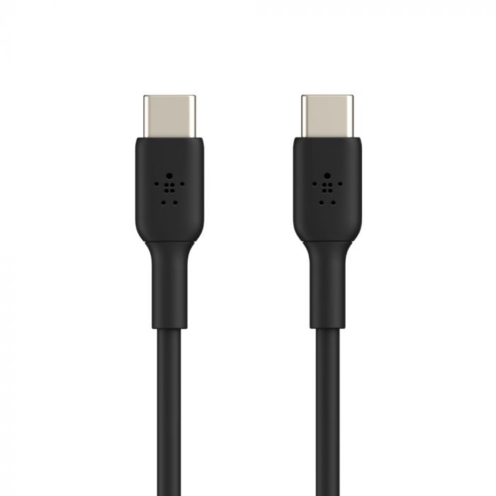 Кабель USB-C > USB-C заряджання/синхронізації Belkin 2м, 60Вт, Type-C, PVC, чорний