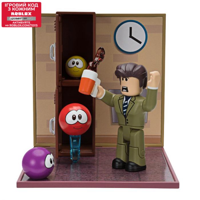 Ігрова колекційна фігурка Jazwares Roblox Desktop Series Meep City: Principal Panic W6