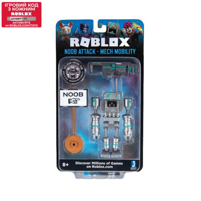 Ігрова колекційна фігурка Jazwares Roblox Imagination Figure Pack Noob Attack - Mech Mobility W7