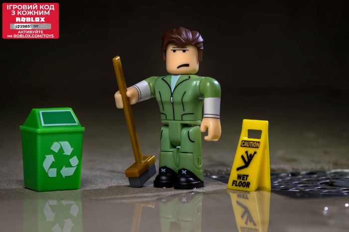 Ігрова колекційна фігурка Jazwares Roblox Сore Figures Welcome to Bloxburg: Glen the Janitor W3