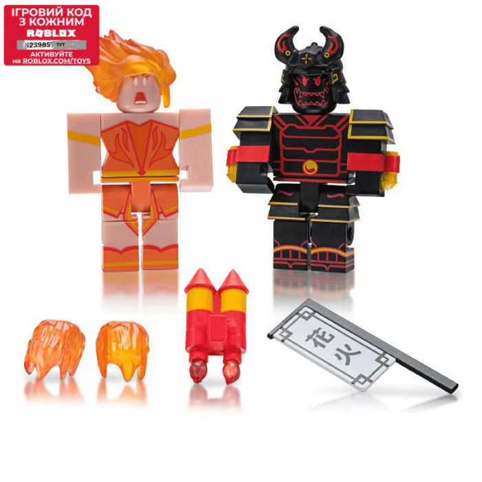 Набір Jazwares Roblox Game Packs Heroes of Robloxia: Ember & Midnight Shogun W4