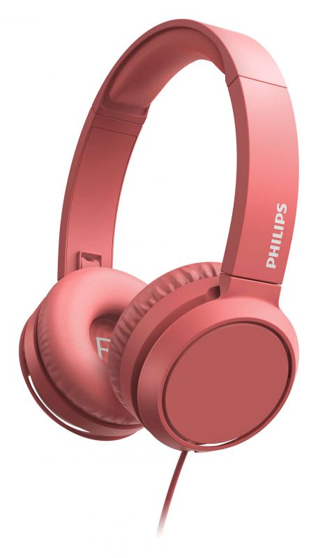 Навушники Philips TAH4105 On-ear Mic Червоний