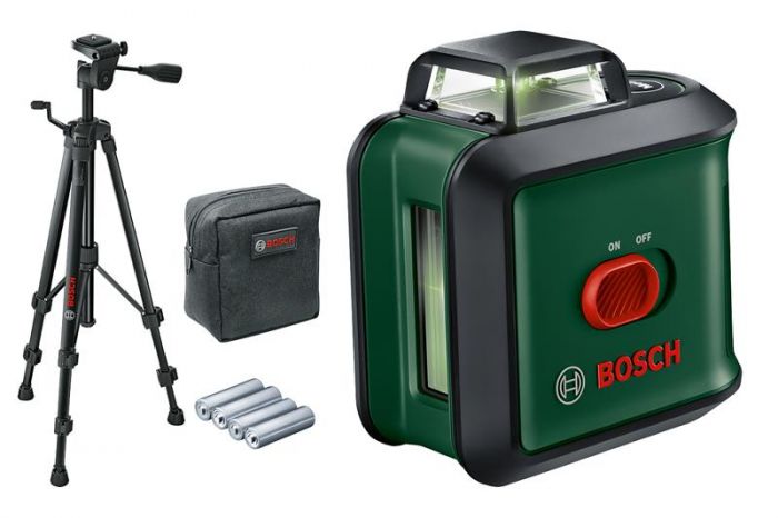 Нівелір лазерний Bosch UniversalLevel 360 Set +TT150, діапазон± 4°, ± 0.4 мм на 30 м до 24 м, 0.56 кг