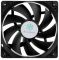 Корпусний вентилятор SilverStone SST-FN121-P 120мм, 3пін,1200 rpm ± 200 rpm, чорний