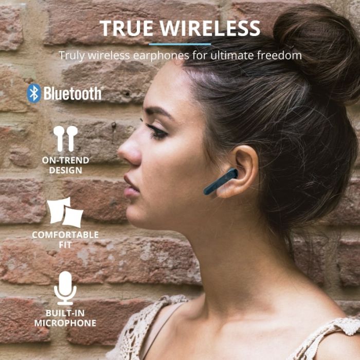 Навушники Trust Primo Touch True Wireless Mic Blue