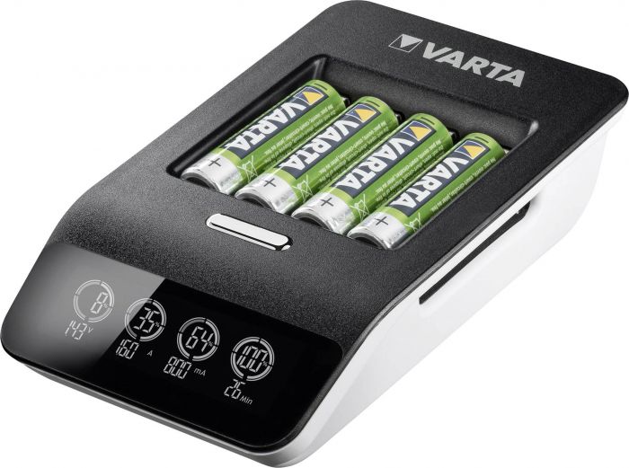 Зарядний пристрій VARTA LCD Ultra Fast Plus Charger + 4xAA 2100 mAh