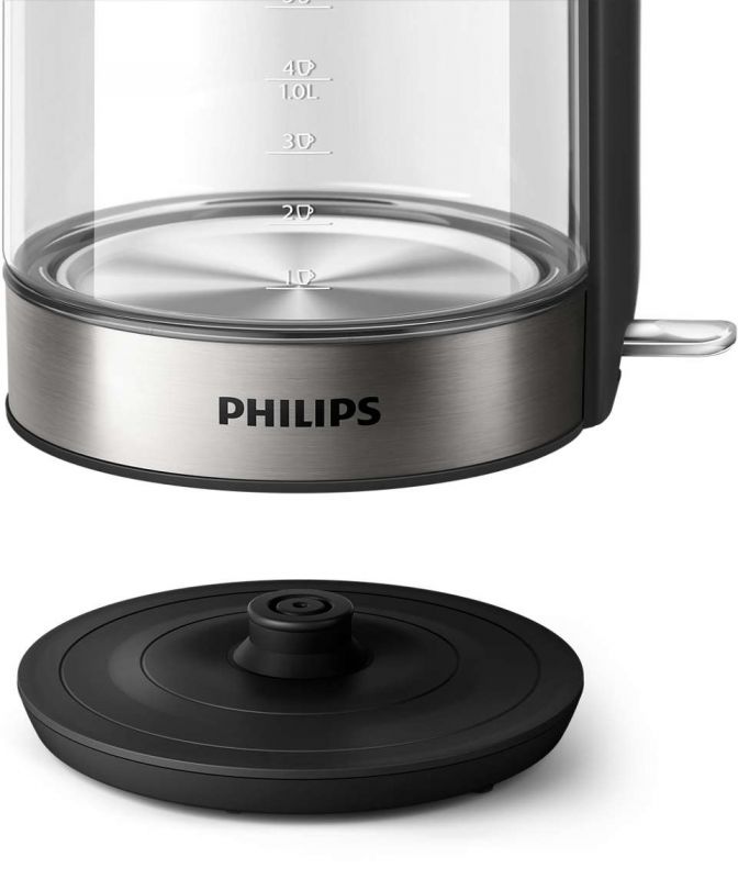 Електрочайник скляний 1.7л Philips Series 5000 HD9339/80