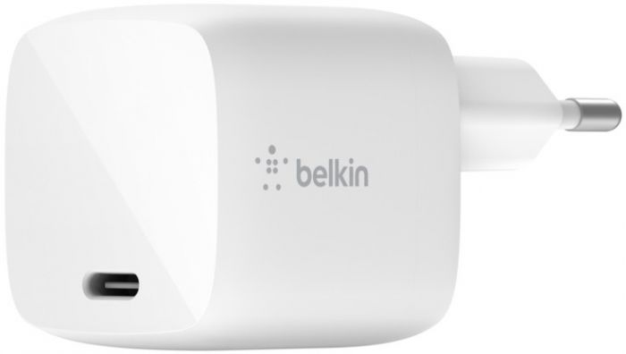 Мережевий ЗП Belkin GAN (30W) USB-С, white