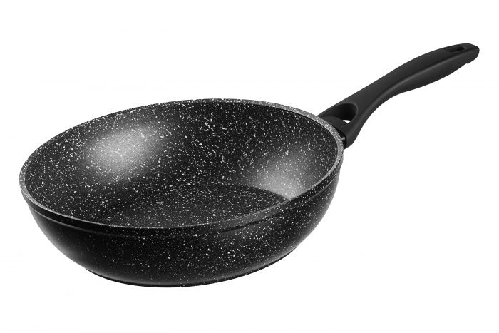 Сковорода глибока Ardesto Gemini Anzio 28 см, чорний, алюміній