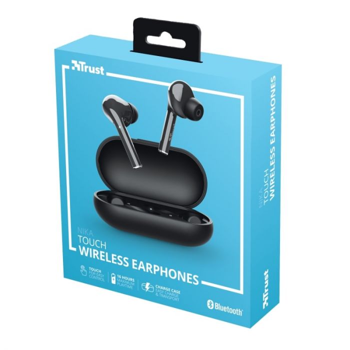 Навушники Trust Nika Touch True Wireless Mic Black