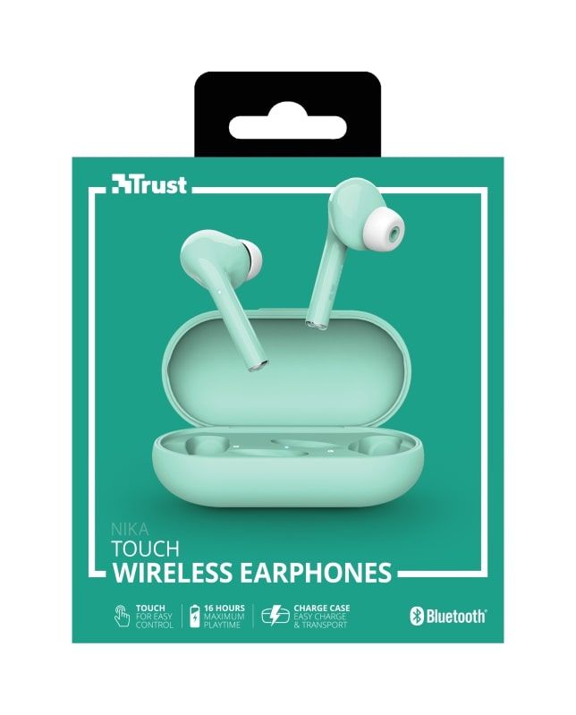 Навушники Trust Nika Touch True Wireless Mic Mint