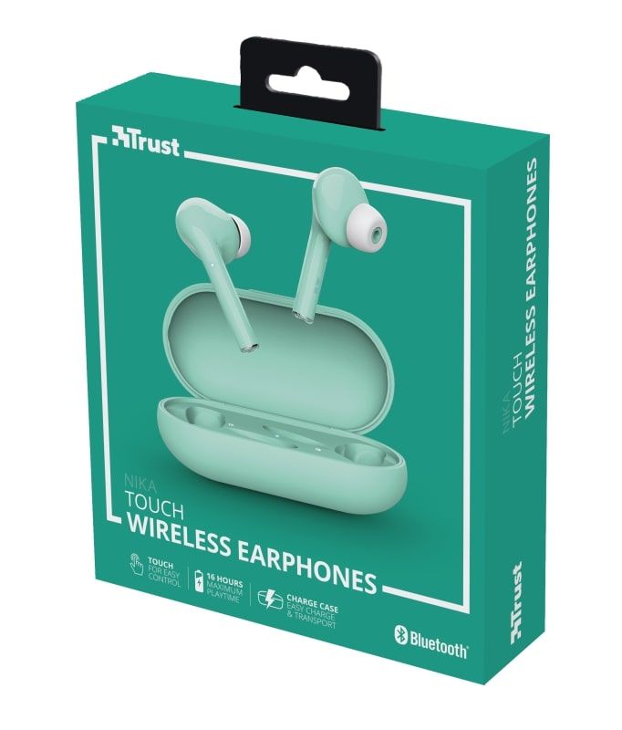 Навушники Trust Nika Touch True Wireless Mic Mint