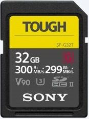 Карта пам'яті Sony 32GB SDHC C10 UHS-II U3 V90 R300/W299MB/s Tough