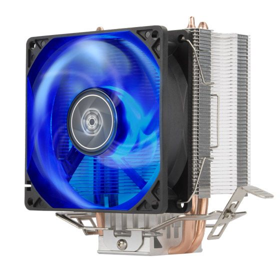 Процесорний кулер SilverStone KRYTON KR03,LGA775, 115x, 1366, 1200, FM1(2), AM3(+),AM2(+),AM4,92мм Blue LED,TDP 65W