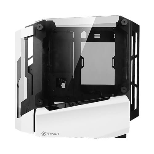 Корпус Antec STRIKER Aluminium Open-Frame, MiniT,ITX,2xUSB3.0,USB3.1TypeC,скло(бічна  панель)без БЖ,білий