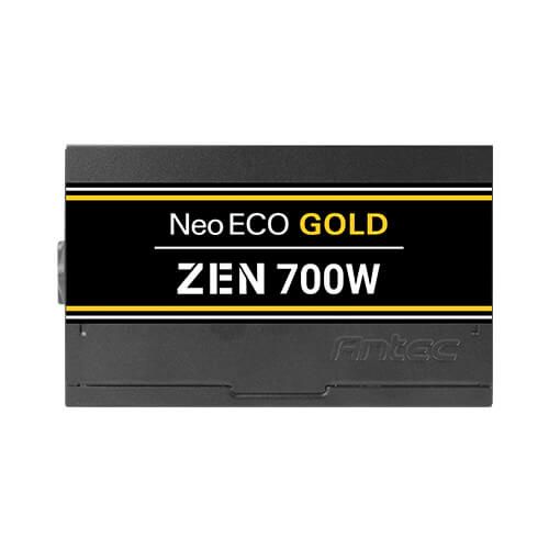 Блок живлення Antec NE700G Zen EC (700W) 80+ GOLD, aPFC, 12см,24+8x2,6xSATA,4xPCIe,+2