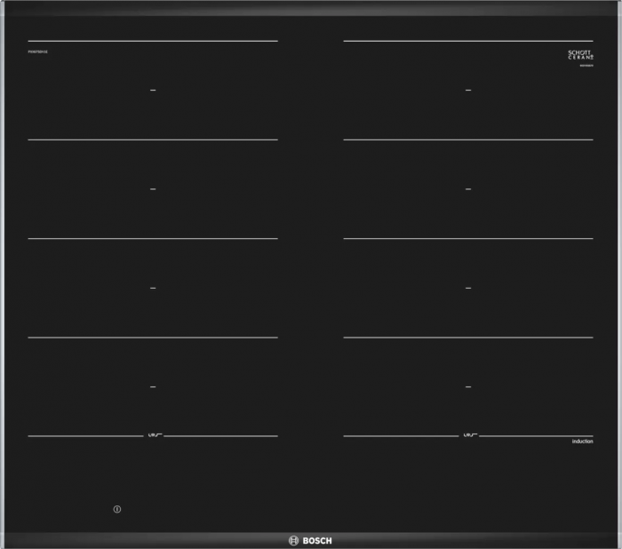 Варильна поверхня індукційна Bosch PXX675DV1E - 60см/4конф/1 розш/слайдер/чорний