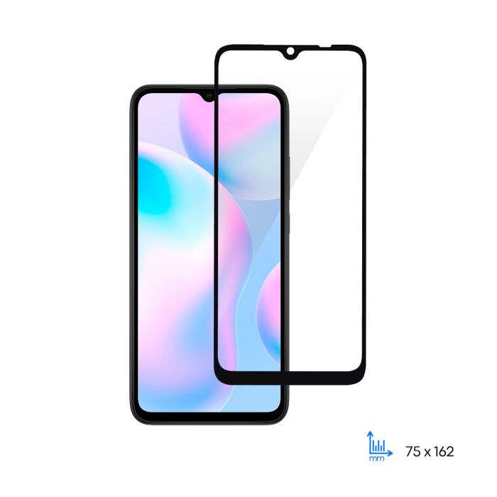 Захисне скло 2E Basic для Xiaomi Redmi 9A-9C, 2.5D FCFG, black border