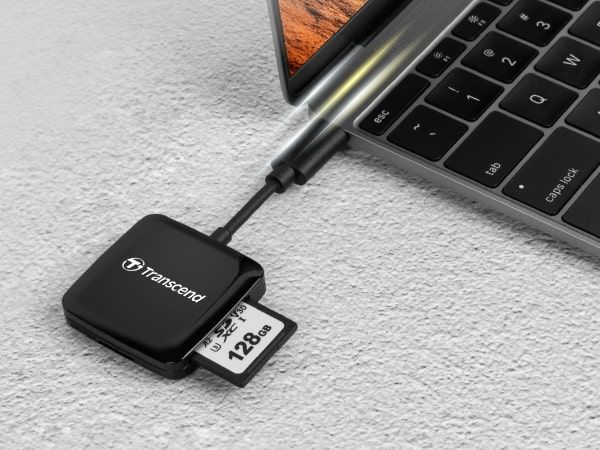 Кардрідер Transcend USB 3.2 Gen 1 Type-C SD/microSD Black