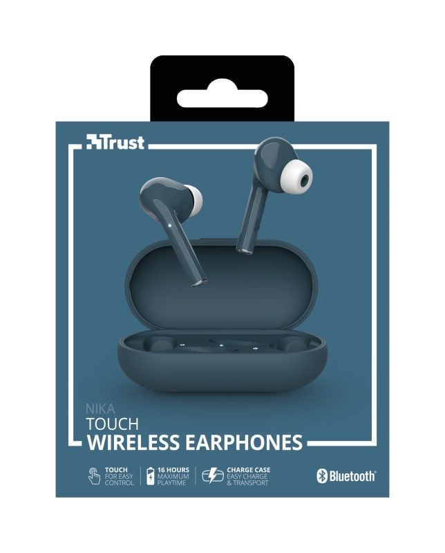 Навушники Trust Nika Touch True Wireless Mic Blue