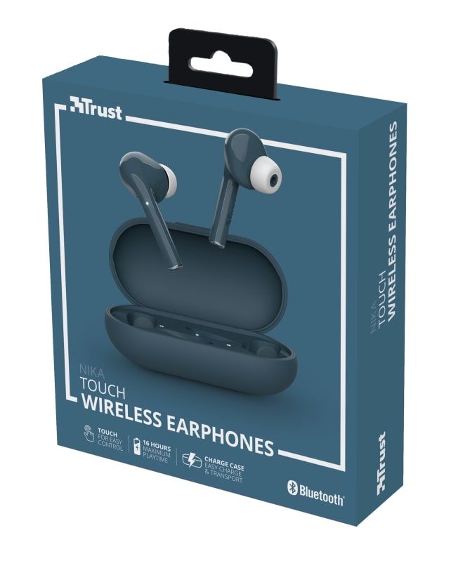 Навушники Trust Nika Touch True Wireless Mic Blue