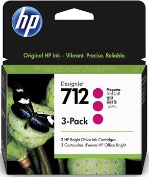 Картридж HP No.712 DesignJet Т230/Т630 Magenta 3-Pack 29-ml