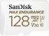 Карта пам'яті SanDisk microSD  128GB C10 UHS-I U3 V30 R100/W40MB/s Max Endurance