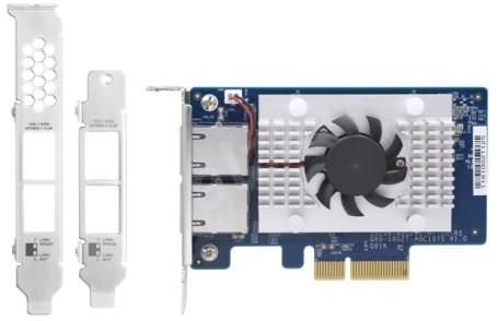 Мережева карта QNAP Dual-port RJ45 10GbE network expansion card PCIe Gen2 x4