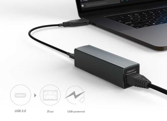 Мережева карта QNAP USB 3.2 Gen 1 to 5GbE Adapter