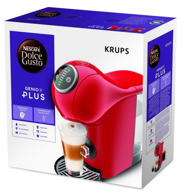 Кавоварка капсульна Krups Genio S Plus Red KP340531