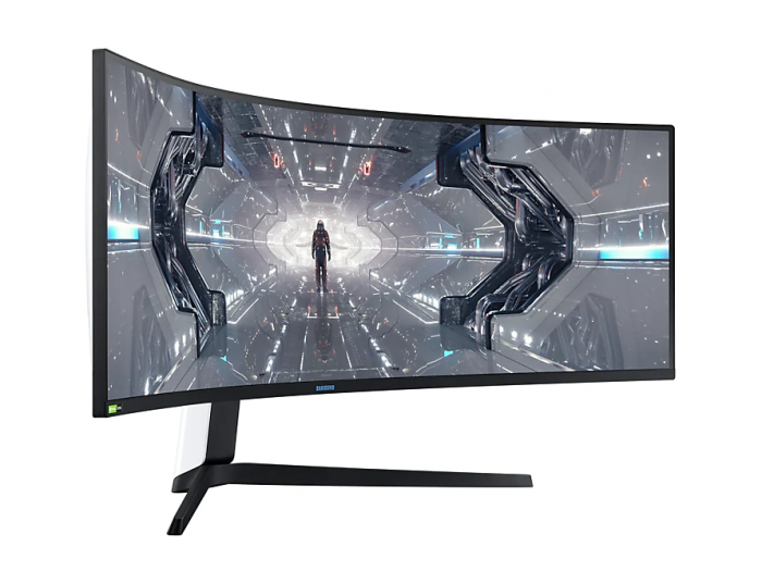 Монітор QLED 48.7" Samsung  Odyssey G9 49G95T HDMI, 2xDP,  USB, VA, 5120x1440, 32:9, 240Hz, 1ms, CURVED