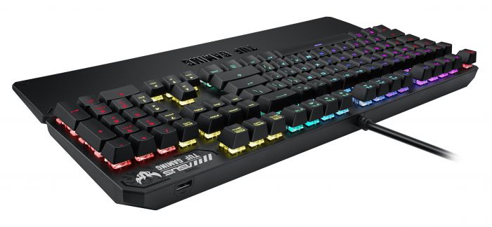 Клавіатура ASUS TUF Gaming K3 RGB 104key Kailh Red USB RU Black