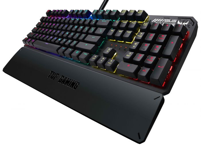 Клавіатура ASUS TUF Gaming K3 RGB 104key Kailh Red USB RU Black