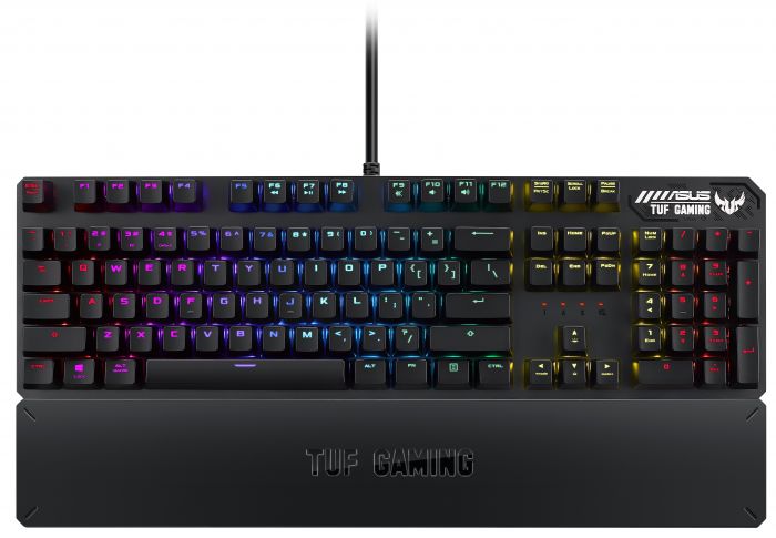 Клавіатура ASUS TUF Gaming K3 RGB 104key Kailh Red USB RU Black