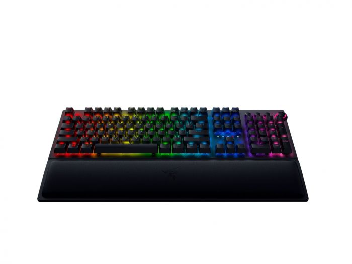 Клавіатура ігрова Razer BlackWidow V3 Pro Green Switch WL/BT/USB RU RGB, Black