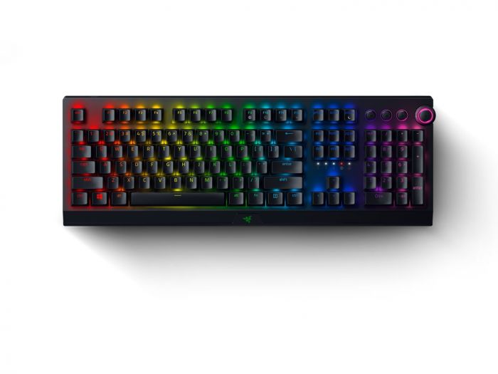 Клавіатура ігрова Razer BlackWidow V3 Pro Green Switch WL/BT/USB RU RGB, Black